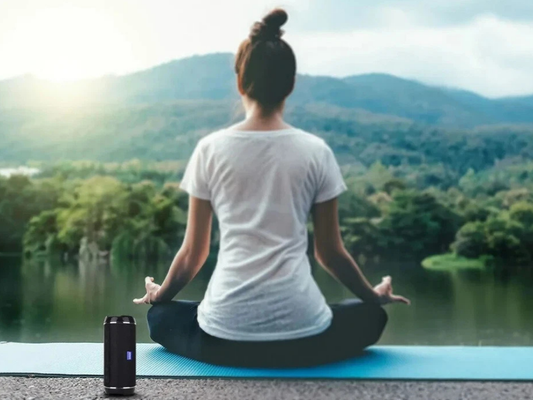 Laser Portable Bluetooth Pill Speaker – USB, AUX, FM Radio, Outdoor Audio