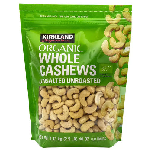 Kirkland Signature Organic Cashews 1.13kg