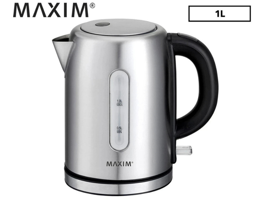 Maxim 1L Water Boiler – Cordless Electric Kettle 2200W