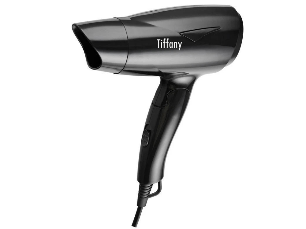 Tiffany Compact Hair Dryer – Foldable Handle, 1200W, 2-Speed