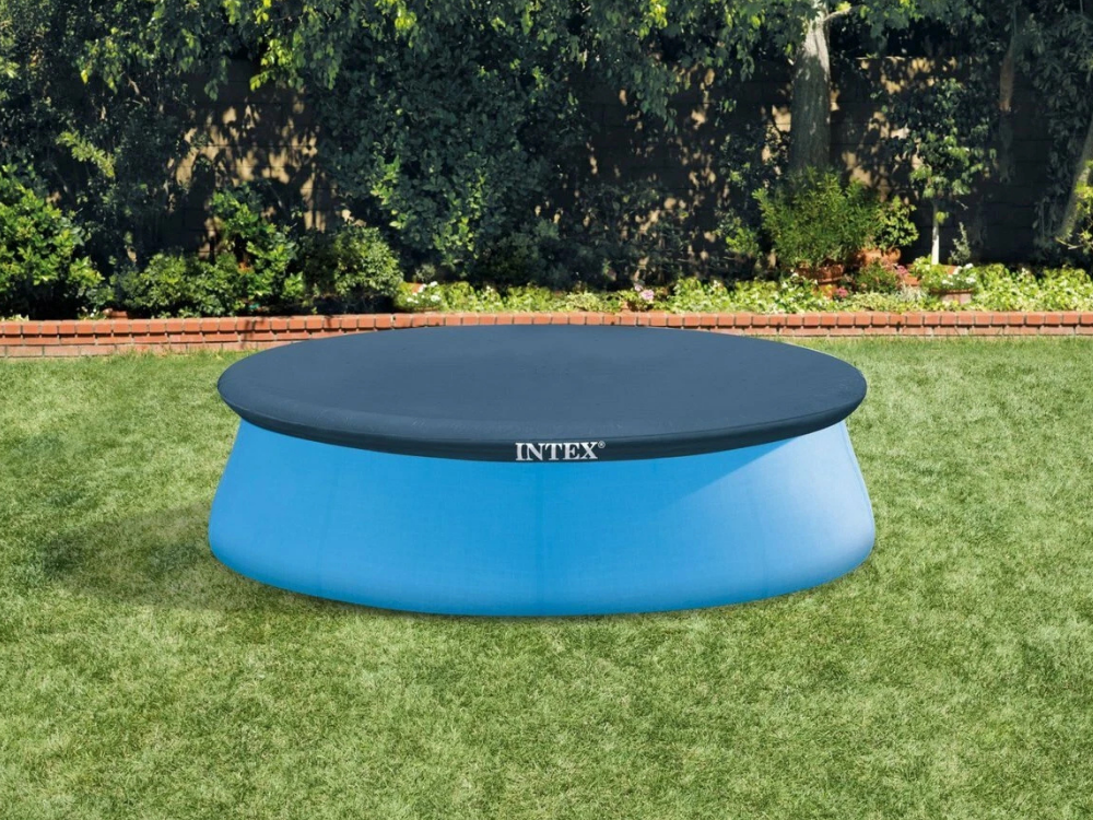 Intex 8ft Round Pool Protector – Outdoor Pool Cover