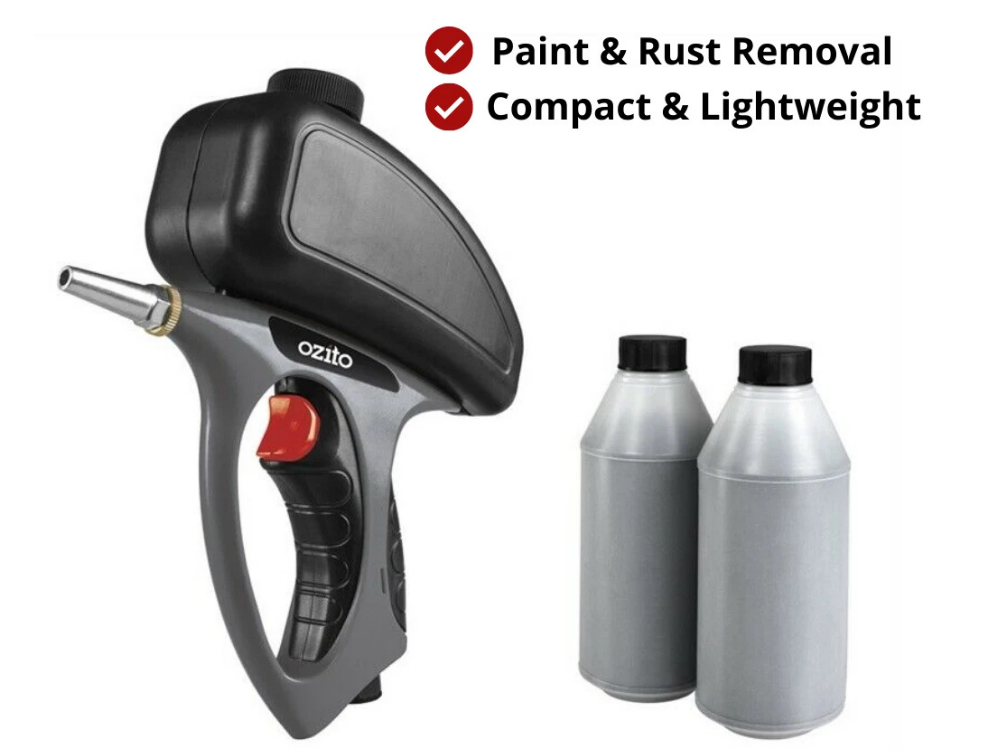 Ozito 500ml Air Sand Blasting Gun – Paint & Rust Remover