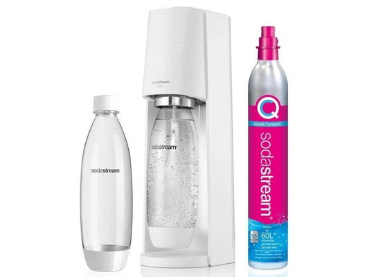 SodaStream Terra Sparkling Water Maker + 2x 1L Bottles