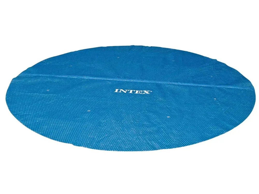 Intex 4.57m Round Above-Ground Pool Solar Cover – Outdoor Heating & Protection