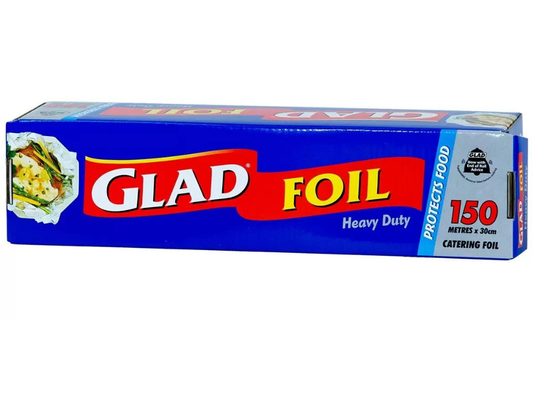 Glad Heavy Duty Foil Wrap 150m x 30cm – Multipurpose