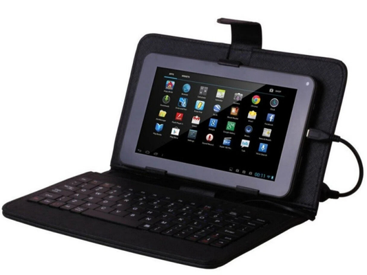 "7'' Tablet Case with Keyboard – Universal Android Folio Cover"