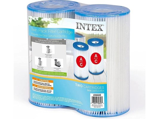 Intex Type A Pool Cartridge Filter Pump – Replacement Pack of 2