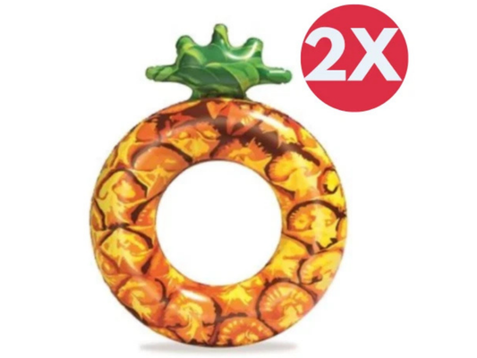 2x H2OGO Inflatable Pool Floats – Fruit Design