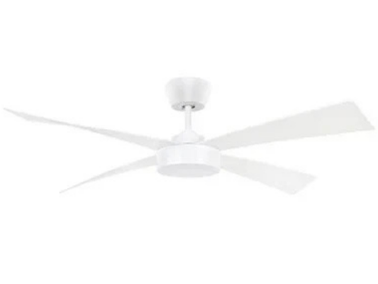 Brilliant 122cm Ceiling Fan – 4 Blades, White, 3 Speeds, 65W