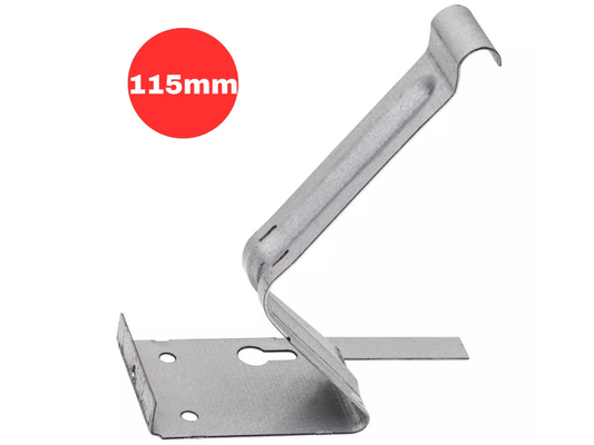 Fielders 115mm Zinc Gutter Strap – Quad Clip Fixture Replacement