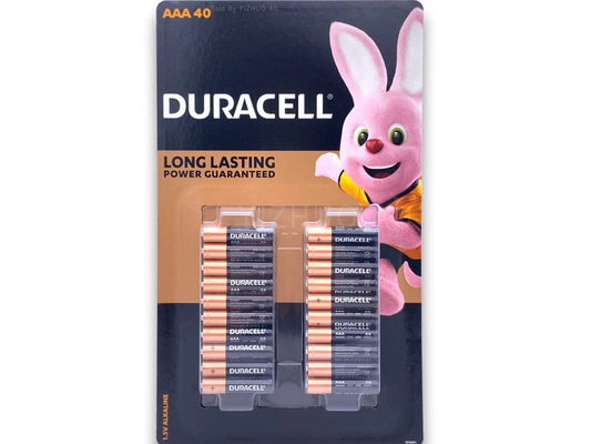 Duracell Coppertop AAA Alkaline Batteries – 40 Pack