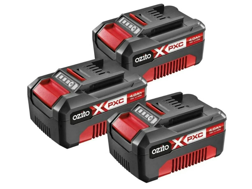 Ozito 18V 4.0Ah Li-Ion PXC Battery Triple Pack PXBP-340