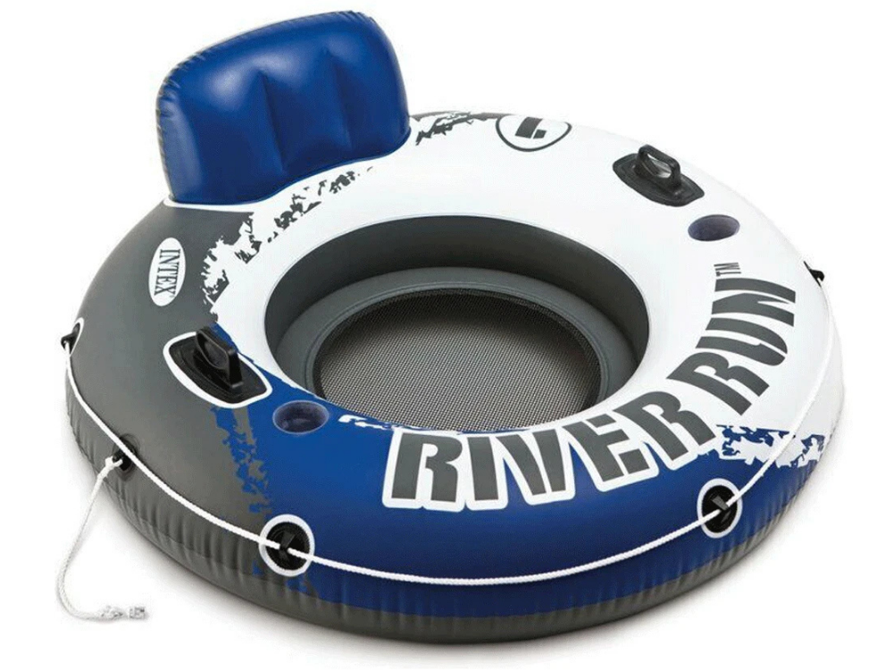 Intex Connect Inflatable River Run – 1 Person Floating Tube