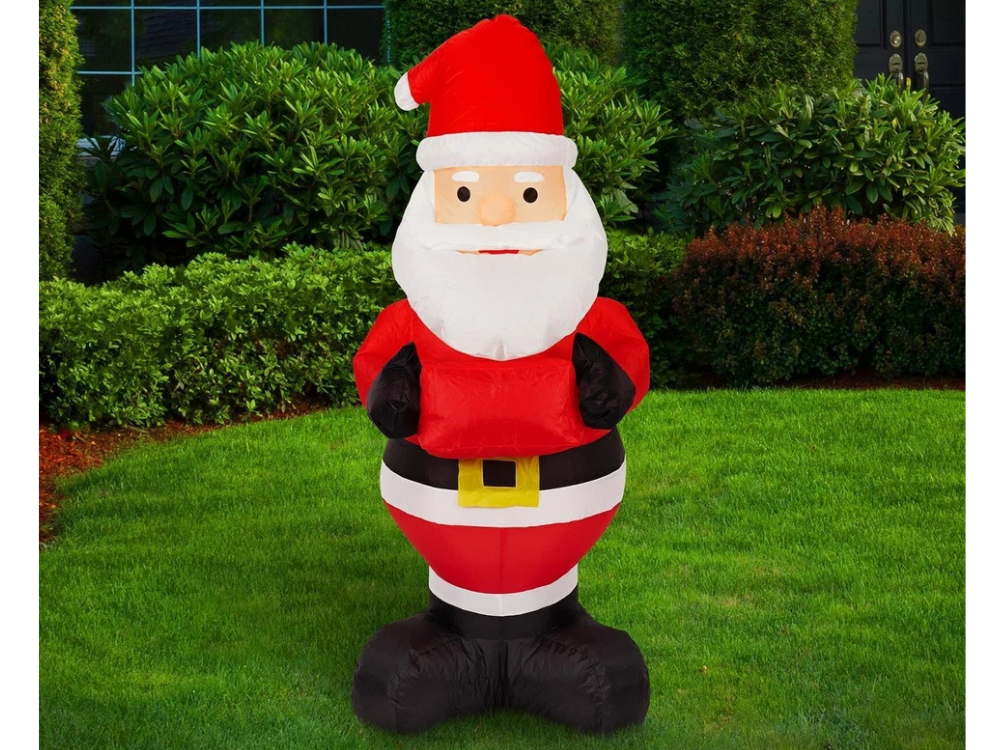 Lytworx 1.2m Inflatable Santa – Outdoor Christmas Decor