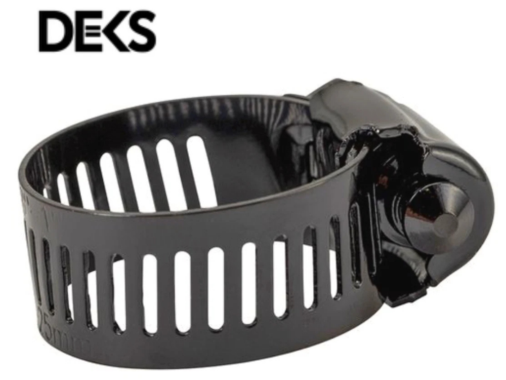 Deks 11-25mm Black 316 Stainless Steel Expandable Hose Clamp