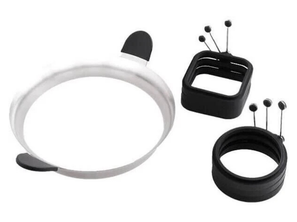 Jumbuck Egg & Pancake Rings – Silicone Handle Kitchen Tools