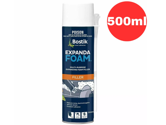 Bostik 500ml Expanding Foam Filler & Adhesive