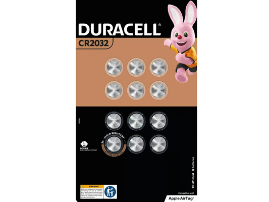 Duracell CR2032 3V Lithium Coin Battery 12-Pack Genuine Apple AirTag