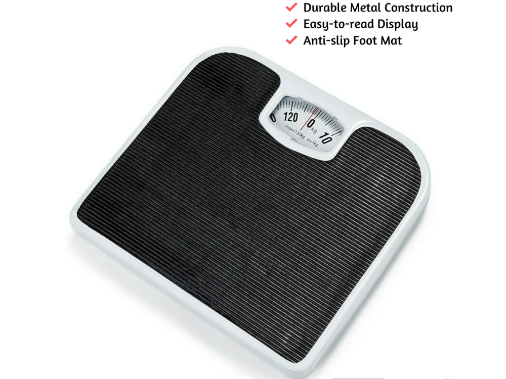 130kg Mechanical Bathroom Scale with Body Weight Display