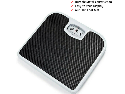 130kg Mechanical Bathroom Scale with Body Weight Display