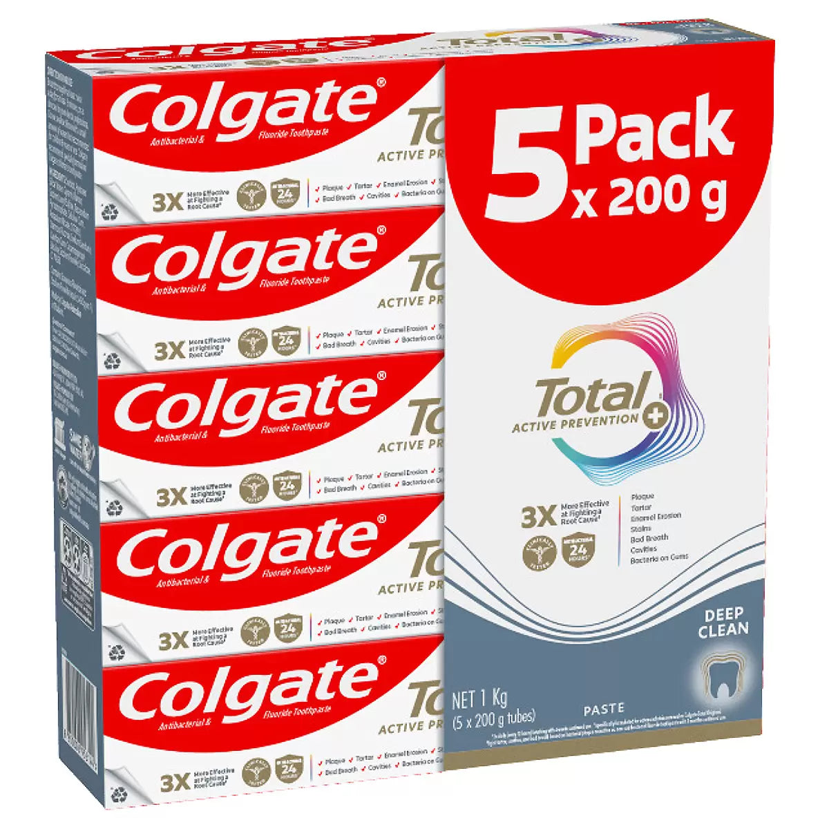Colgate Total Deep Clean 5 x 200g