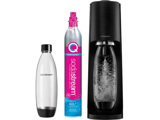 SodaStream Terra Megapack – Soda Maker + 2 x 1L Bottles