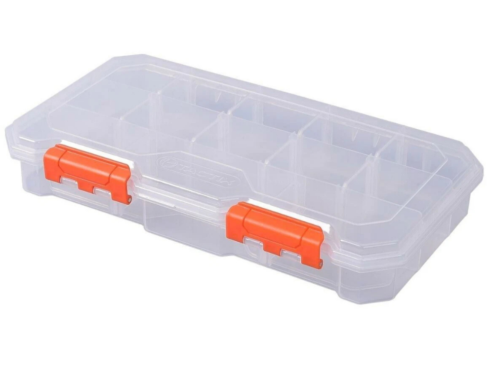 Tactix 13-Compartment Storage Box – Removable Dividers & Detachable Tool Organizer