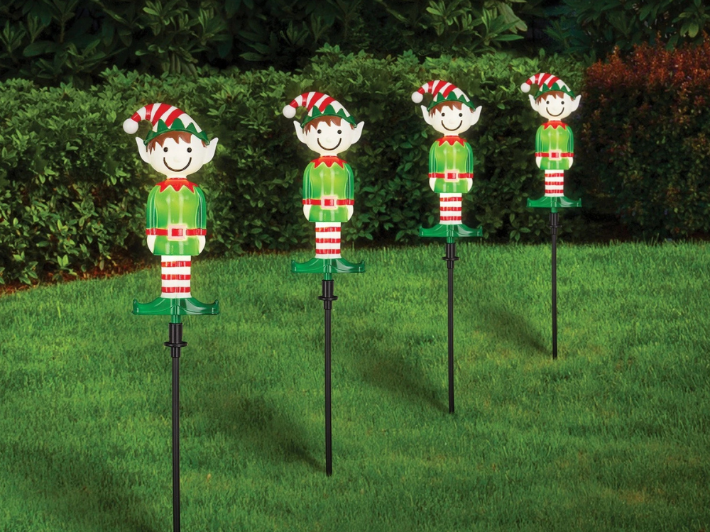 Lytworx Elf Stake LED Lights – Warm White Solar, 4 Pack