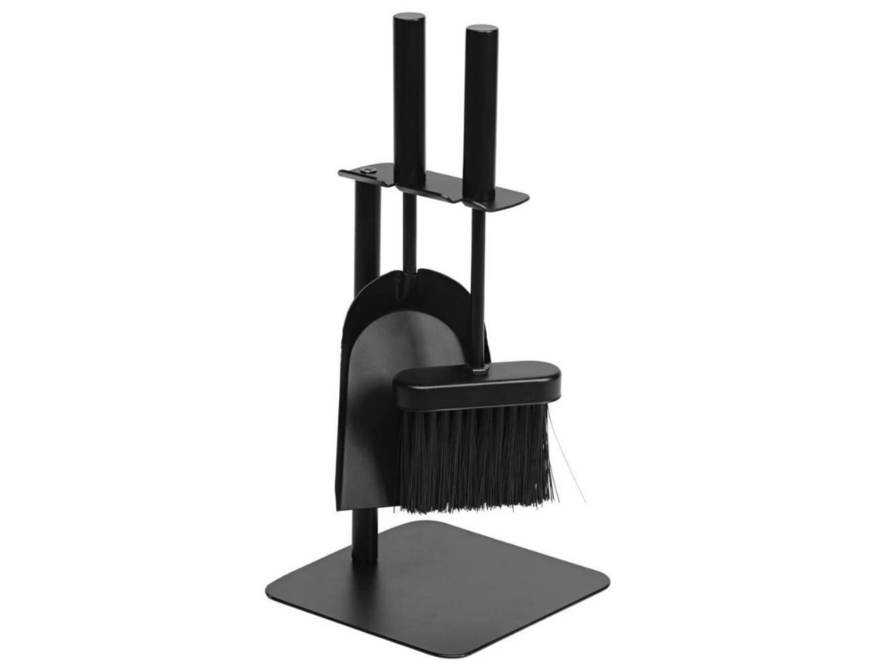 Jumbuck 2-Piece Fireplace Tool Set – Shovel & Brush with Stand for Outdoor Firepit