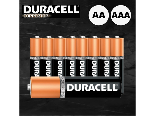 Genuine Duracell Coppertop AA & AAA Alkaline Batteries – AU Stock (5, 10, 15, 20 Pack)