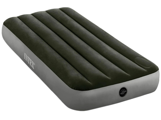 Intex JR Single Airbed Dura-Beam Downy – 76cm Inflatable Mattress for Travel & Camping