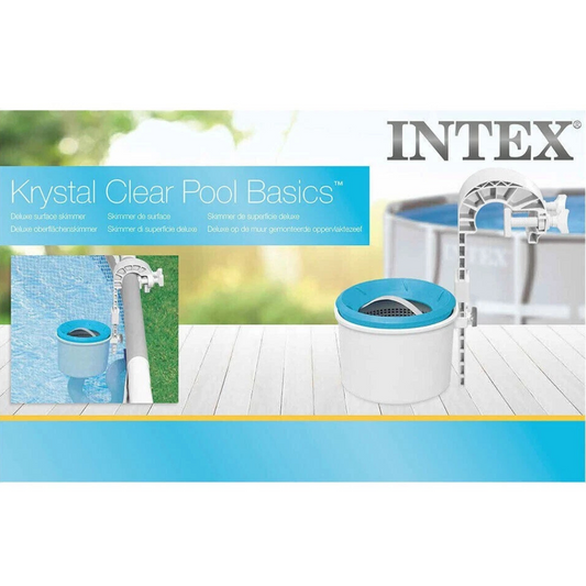 Intex Deluxe Above Ground Pool Skimmer Basket, Wall Mounted Debris Trap