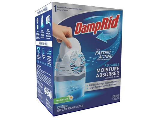 DampRid Drop-In Tabs – Moisture & Odour Control, Reusable