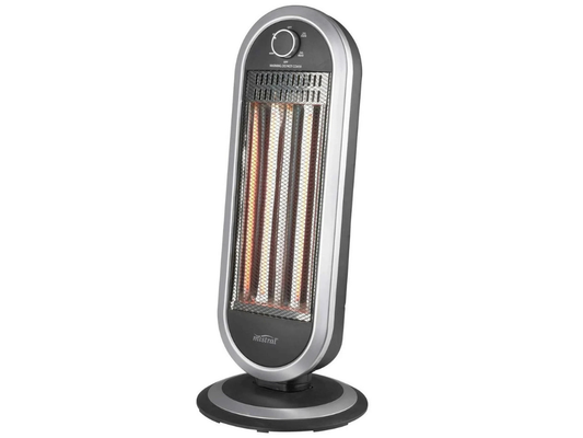 Mistral Portable Tower Heater – Radiant, 2 Heat Settings