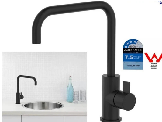 Clark Blade Sink Mixer – Matte, Round Swivel Spout (WELS)
