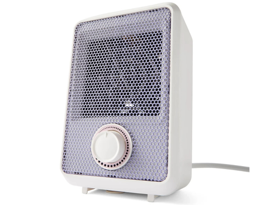 600W Mini Electric Desk Heater – Portable Small Room Heater, Purple