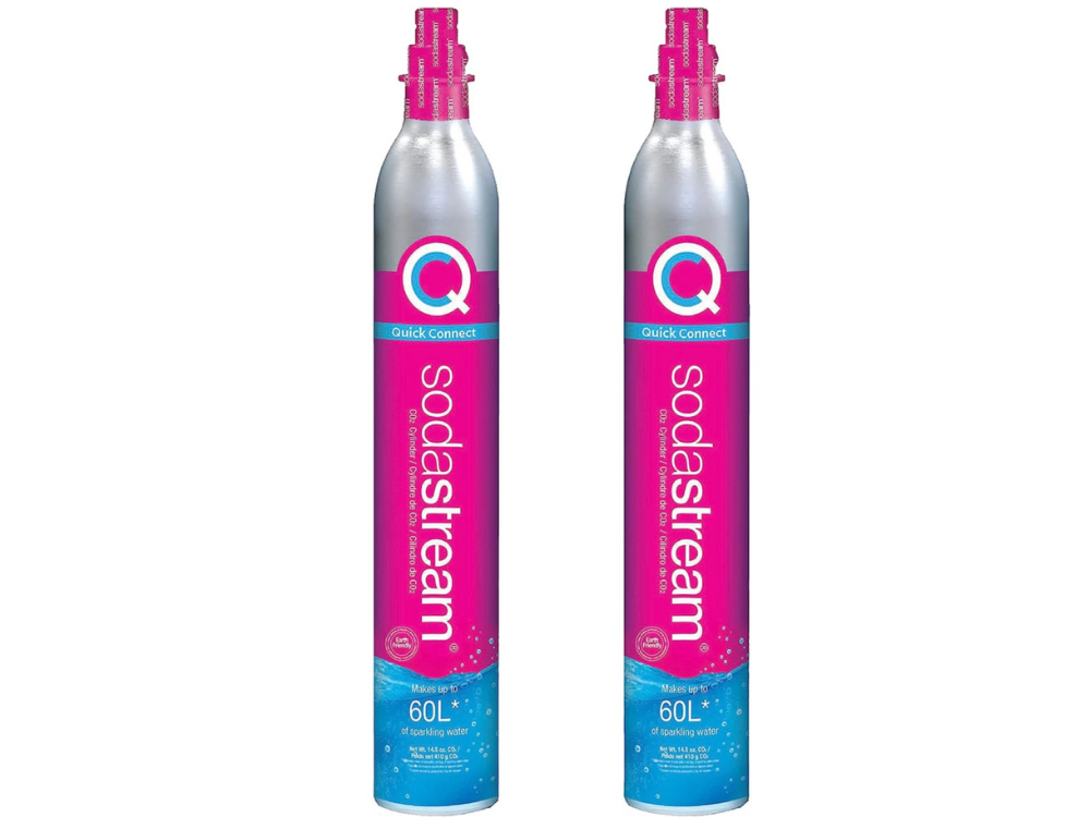 SodaStream 60L CO₂ Gas Cylinders 2-Pack – Carbonator Refill