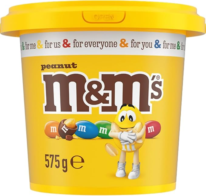 M&M's Peanut Chocolate Party Bucket 575g