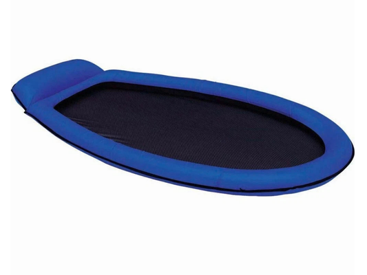 Intex Inflatable Mesh Pool Lounge – Adult Raft with Headrest