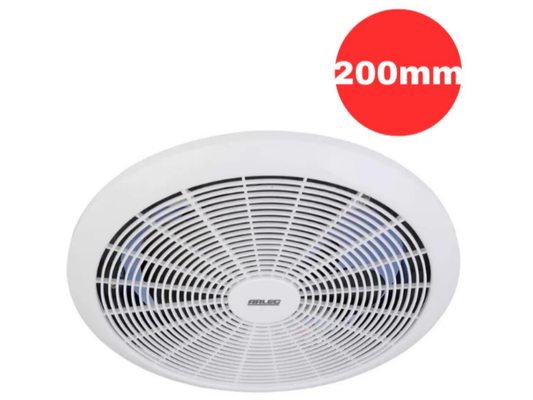 Arlec Ceiling Exhaust Fan – 200mm Electric Ventilation System