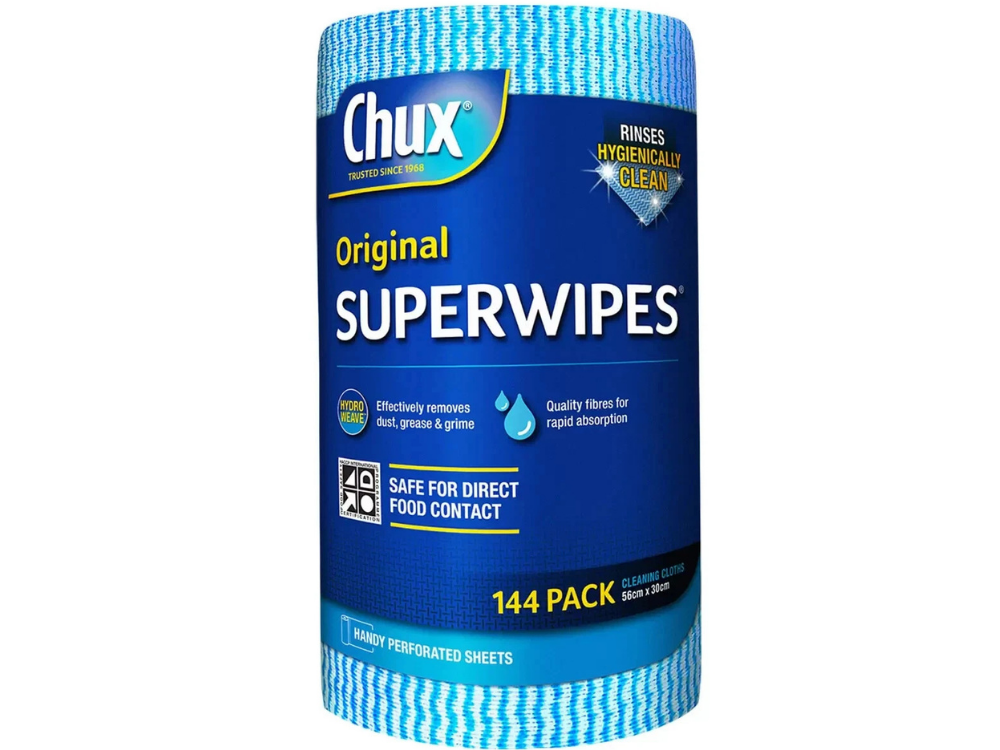 Chux Superwipes Reusable Cleaning Cloths – 144 Pack
