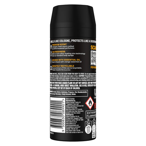 Lynx Fine Fragrance Collection Black Vanilla Body Spray 3-Pack
