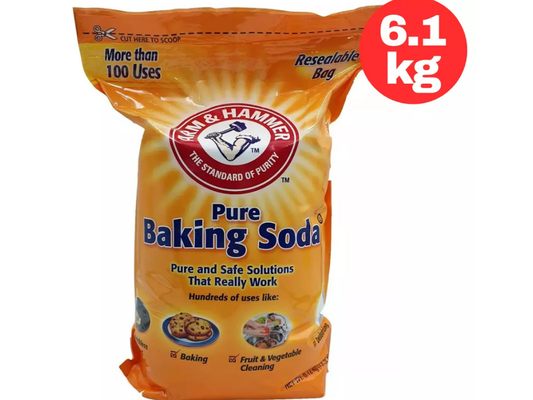 6.1kg Arm & Hammer Pure Baking Soda – Bulk, Food Grade, Safe
