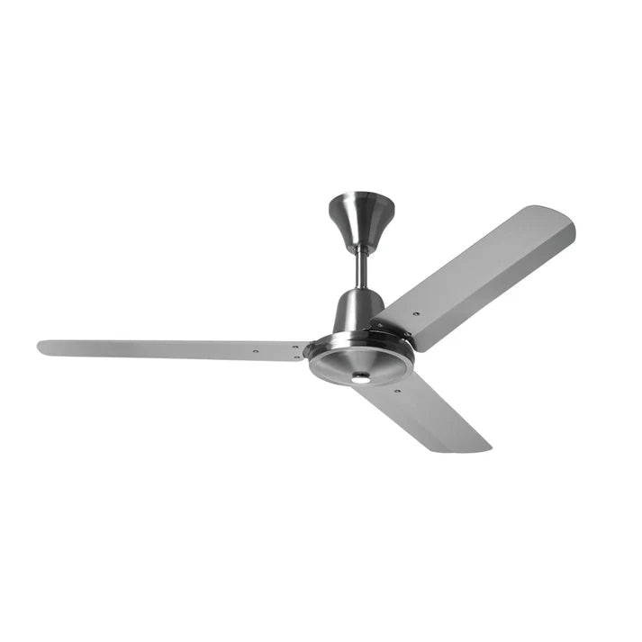HPM 48" Ceiling Fan 3 Blade Stainless Steel 60W AC Motor Wall Controller 1220mm