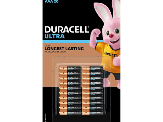 Duracell Ultra AAA 1.5V Alkaline Batteries – Long-Lasting 20 Pack
