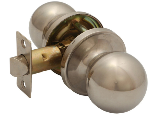 Ikonic Ruby Passage Door Handles – Bright Chrome Knob Set