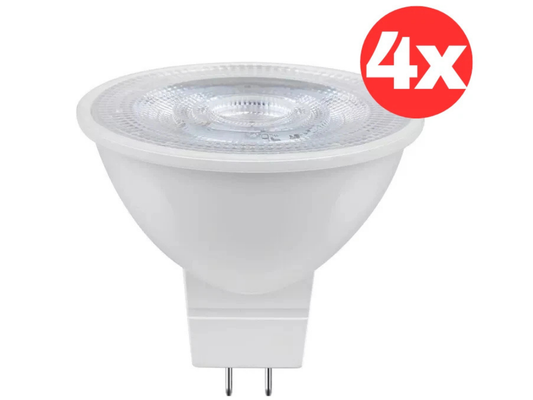 Luce Bella 6W MR16 LED Downlight Globes – 500 Lumen Daylight, 60° Beam, 4 Pack