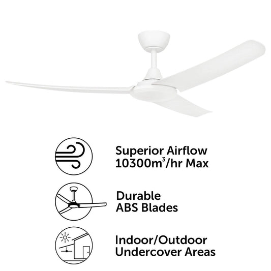 Brilliant Duque 132cm DC Ceiling Fan 3 Blade with Remote Control