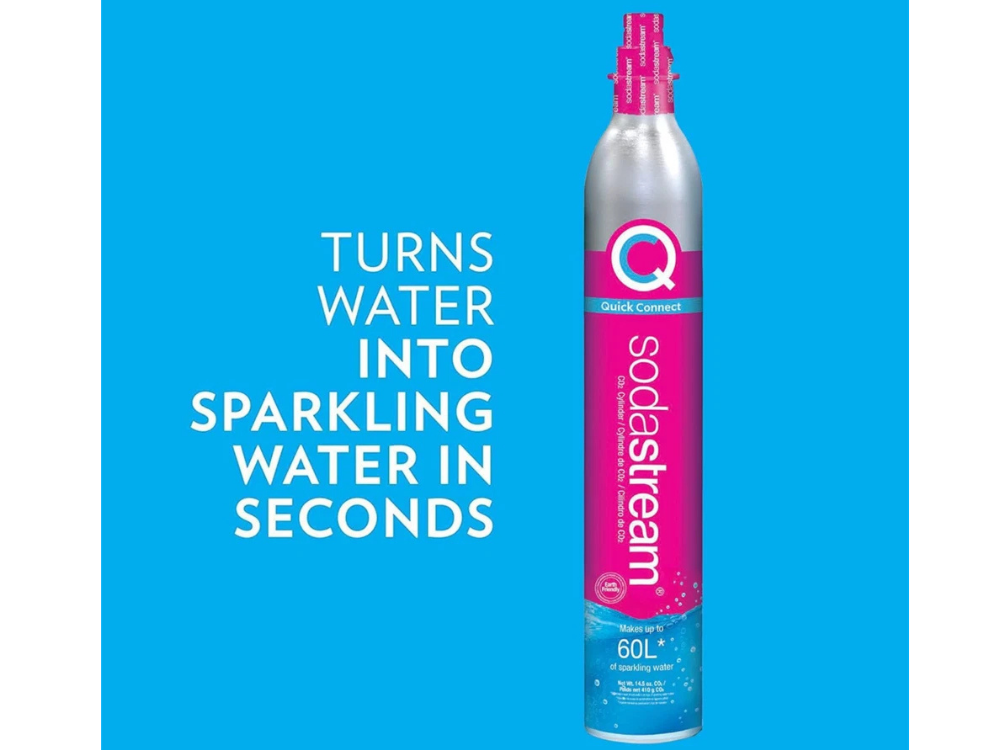 SodaStream 60L CO₂ Gas Cylinders 2-Pack – Carbonator Refill