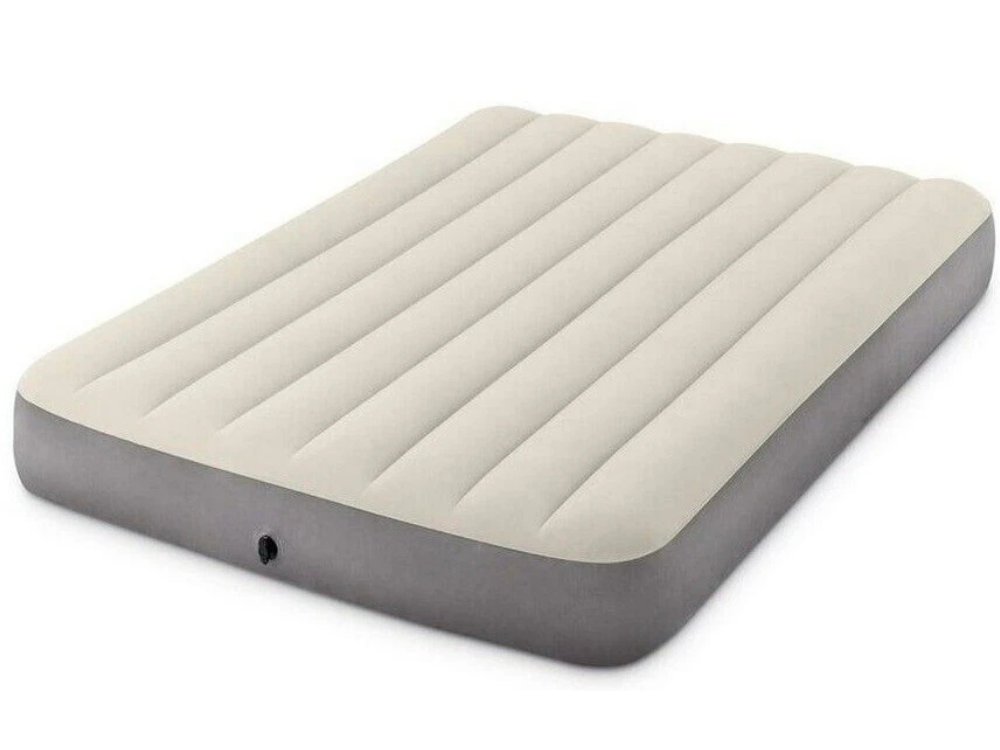 Intex Dura-Beam Queen Inflatable Air Mattress – 25cm Thick Airbed for Indoor & Camping